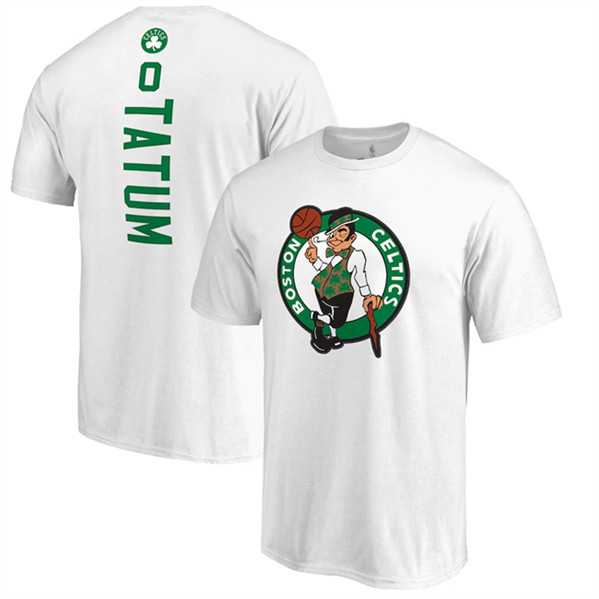 Mens Boston Celtics #0 Jayson Tatum White Name & Number T-Shirt,We sell and wholesale Mens Boston Celtics #0 Jayson Tatum White Name & Number T-Shirt on line form chian!